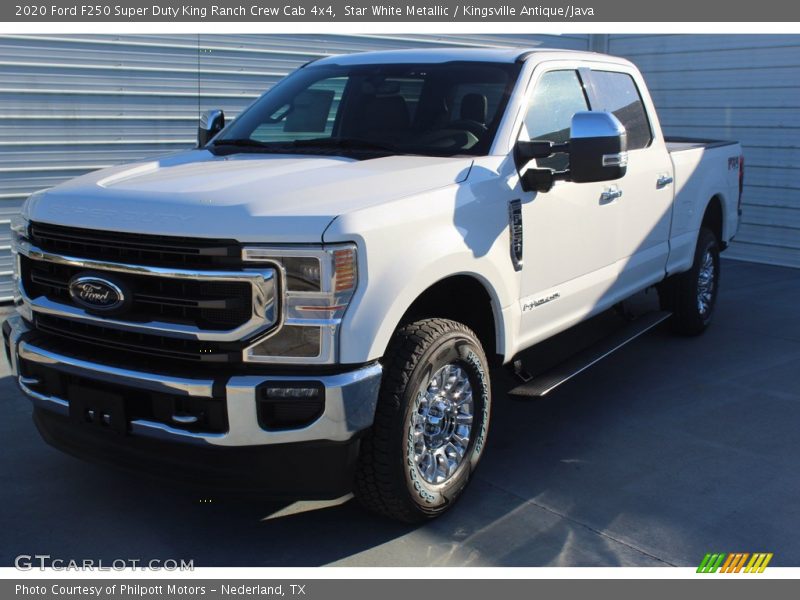 Star White Metallic / Kingsville Antique/Java 2020 Ford F250 Super Duty King Ranch Crew Cab 4x4