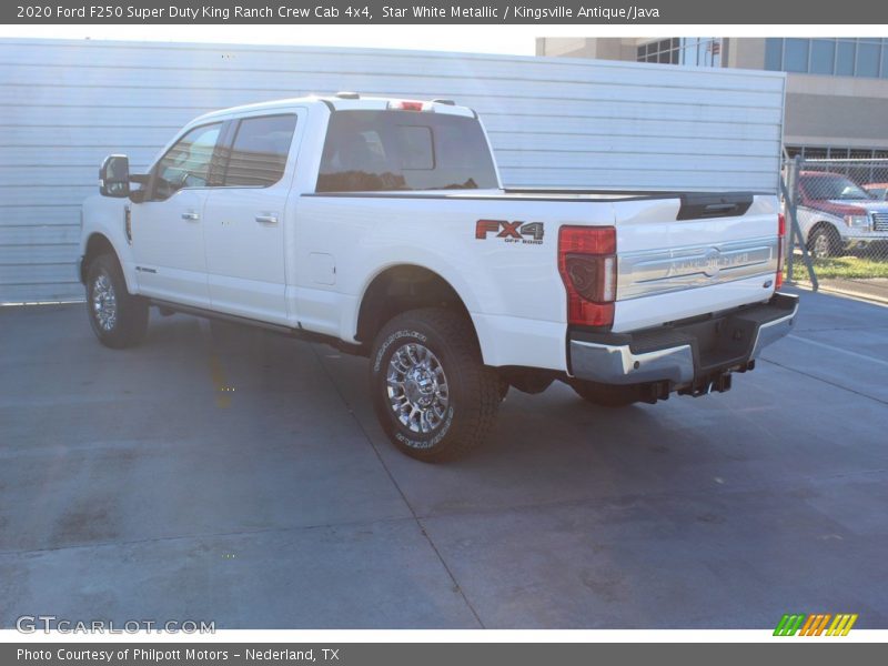 Star White Metallic / Kingsville Antique/Java 2020 Ford F250 Super Duty King Ranch Crew Cab 4x4