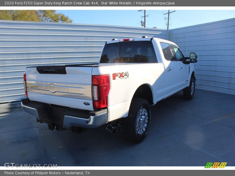 Star White Metallic / Kingsville Antique/Java 2020 Ford F250 Super Duty King Ranch Crew Cab 4x4