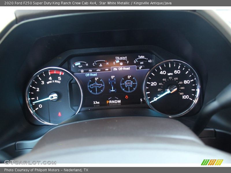 Star White Metallic / Kingsville Antique/Java 2020 Ford F250 Super Duty King Ranch Crew Cab 4x4