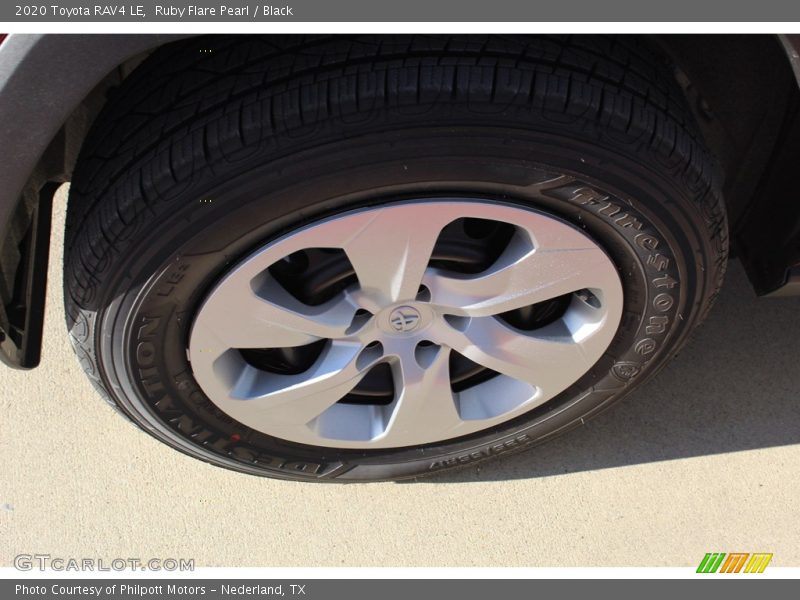 Ruby Flare Pearl / Black 2020 Toyota RAV4 LE