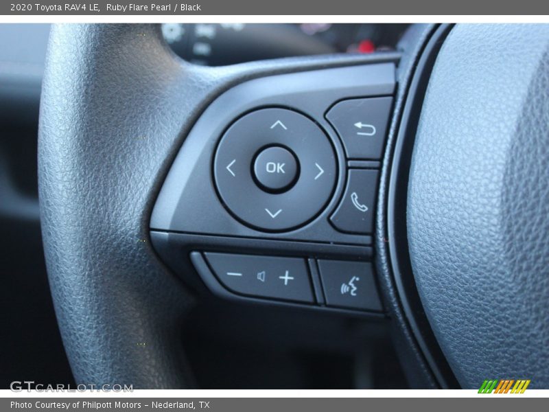 Ruby Flare Pearl / Black 2020 Toyota RAV4 LE