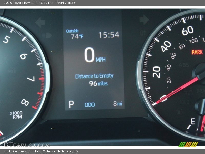 Ruby Flare Pearl / Black 2020 Toyota RAV4 LE