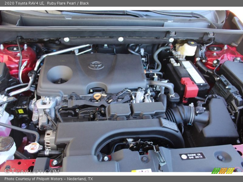 Ruby Flare Pearl / Black 2020 Toyota RAV4 LE
