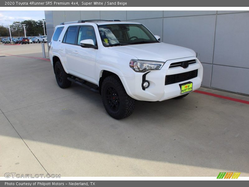 Super White / Sand Beige 2020 Toyota 4Runner SR5 Premium 4x4