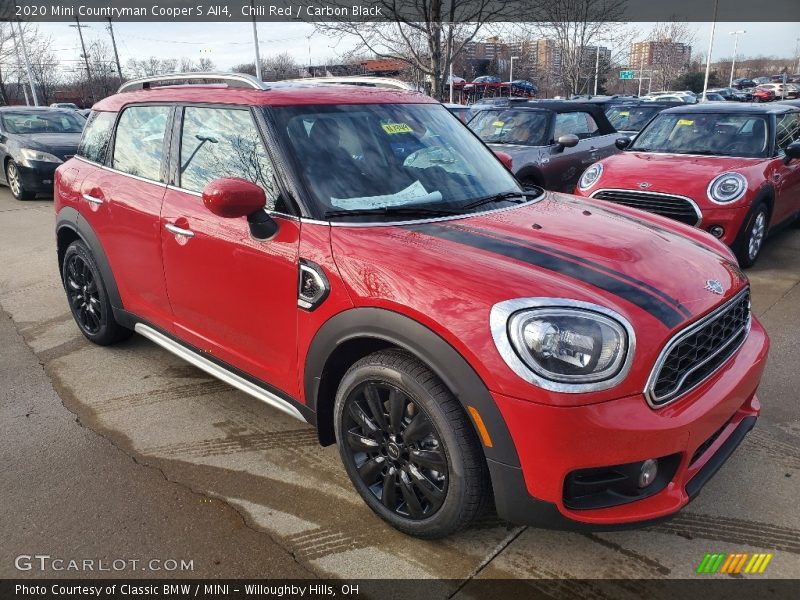 Front 3/4 View of 2020 Countryman Cooper S All4