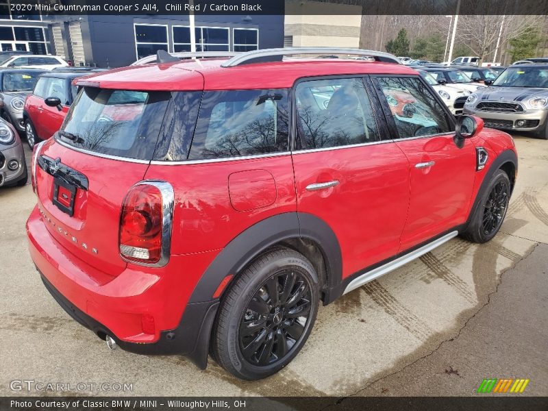 Chili Red / Carbon Black 2020 Mini Countryman Cooper S All4