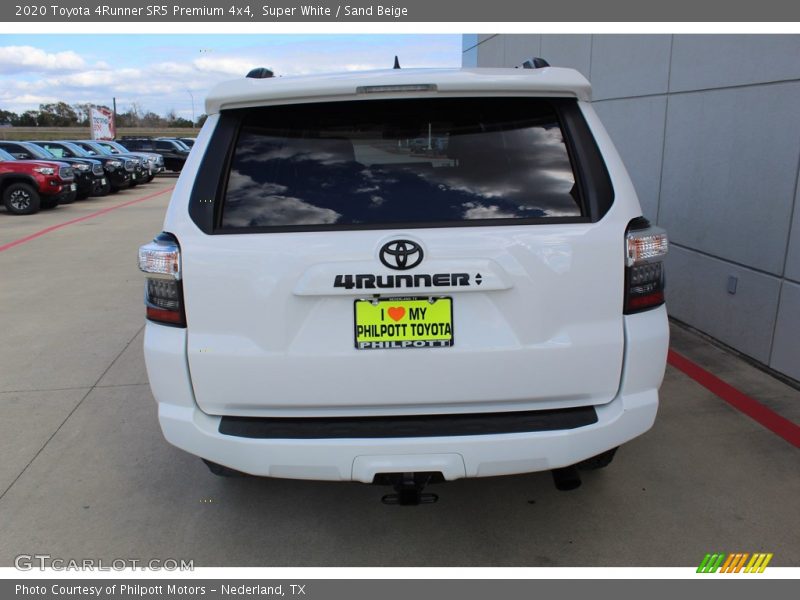 Super White / Sand Beige 2020 Toyota 4Runner SR5 Premium 4x4