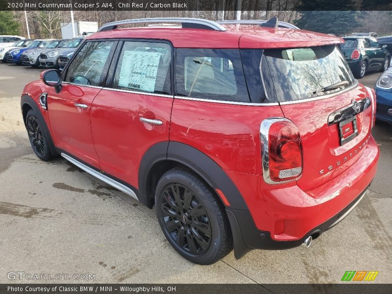 Chili Red / Carbon Black 2020 Mini Countryman Cooper S All4