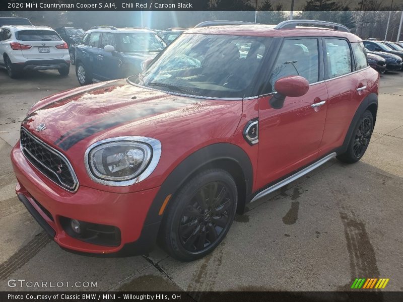 Chili Red / Carbon Black 2020 Mini Countryman Cooper S All4