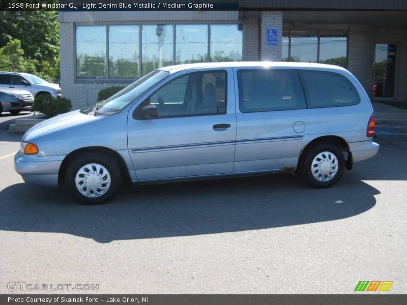 Light Denim Blue Metallic / Medium Graphite 1998 Ford Windstar GL