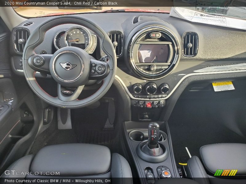 Dashboard of 2020 Countryman Cooper S All4
