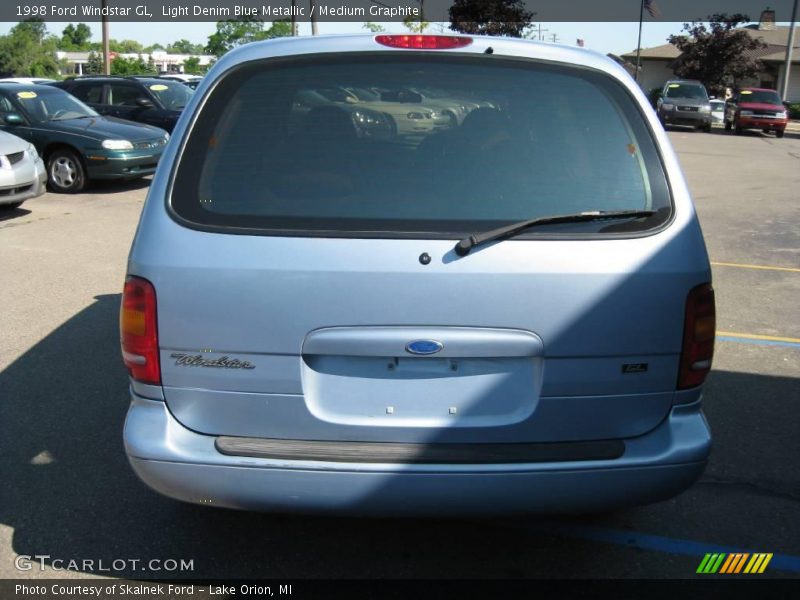 Light Denim Blue Metallic / Medium Graphite 1998 Ford Windstar GL