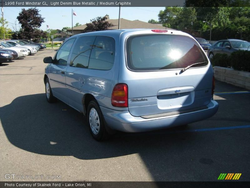 Light Denim Blue Metallic / Medium Graphite 1998 Ford Windstar GL
