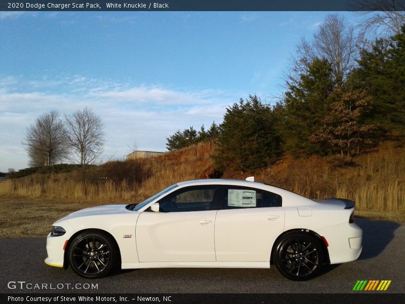 White Knuckle / Black 2020 Dodge Charger Scat Pack