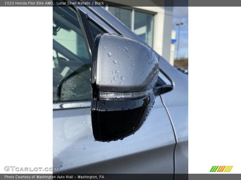 Lunar Silver Metallic / Black 2020 Honda Pilot Elite AWD