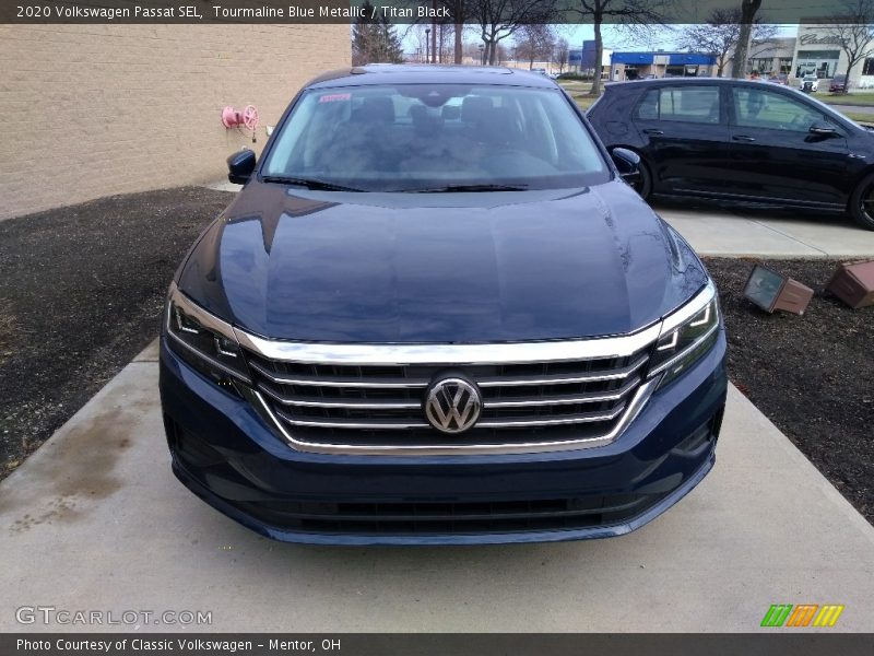 Tourmaline Blue Metallic / Titan Black 2020 Volkswagen Passat SEL