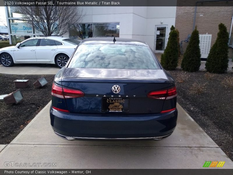 Tourmaline Blue Metallic / Titan Black 2020 Volkswagen Passat SEL