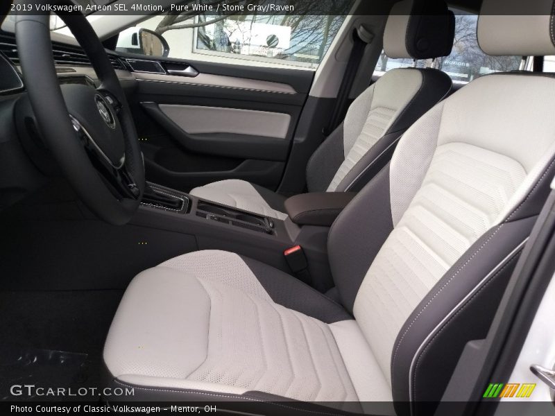 Pure White / Stone Gray/Raven 2019 Volkswagen Arteon SEL 4Motion
