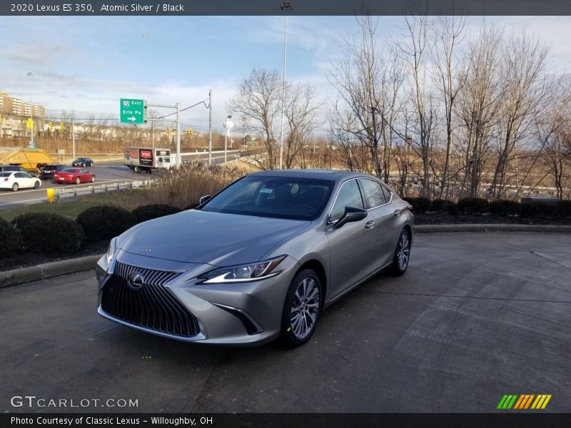 Atomic Silver / Black 2020 Lexus ES 350