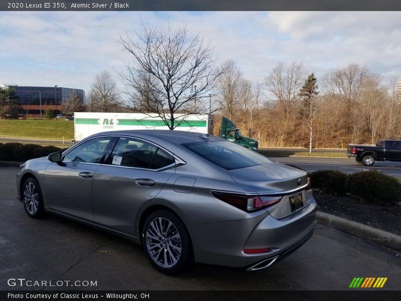 Atomic Silver / Black 2020 Lexus ES 350