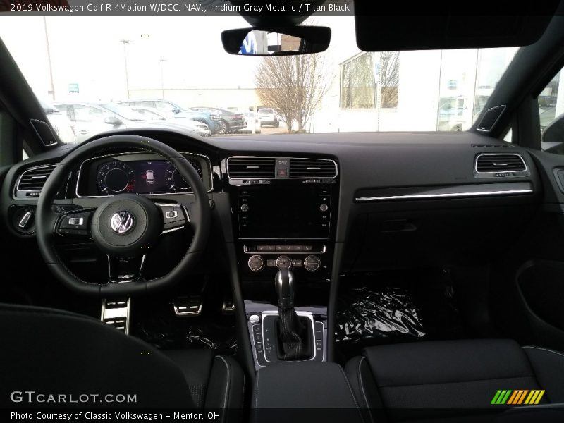 Dashboard of 2019 Golf R 4Motion W/DCC. NAV.