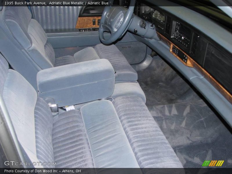 Adriatic Blue Metallic / Adriatic Blue 1995 Buick Park Avenue