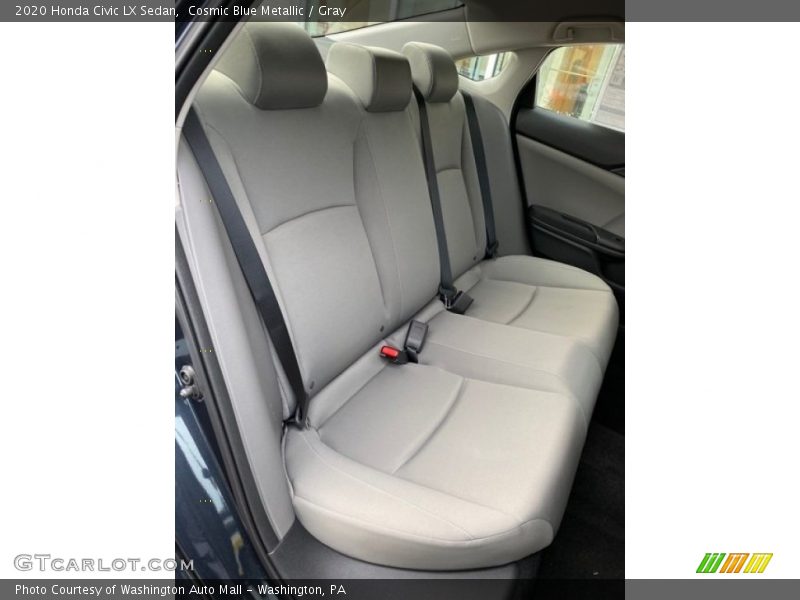Cosmic Blue Metallic / Gray 2020 Honda Civic LX Sedan