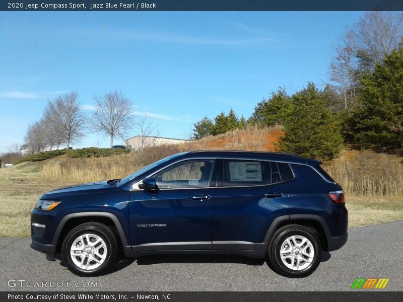 Jazz Blue Pearl / Black 2020 Jeep Compass Sport