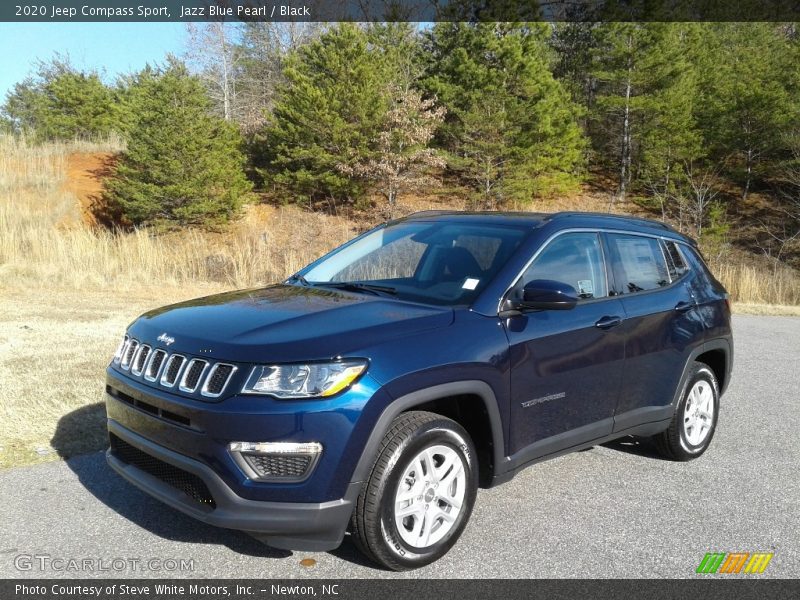 Jazz Blue Pearl / Black 2020 Jeep Compass Sport