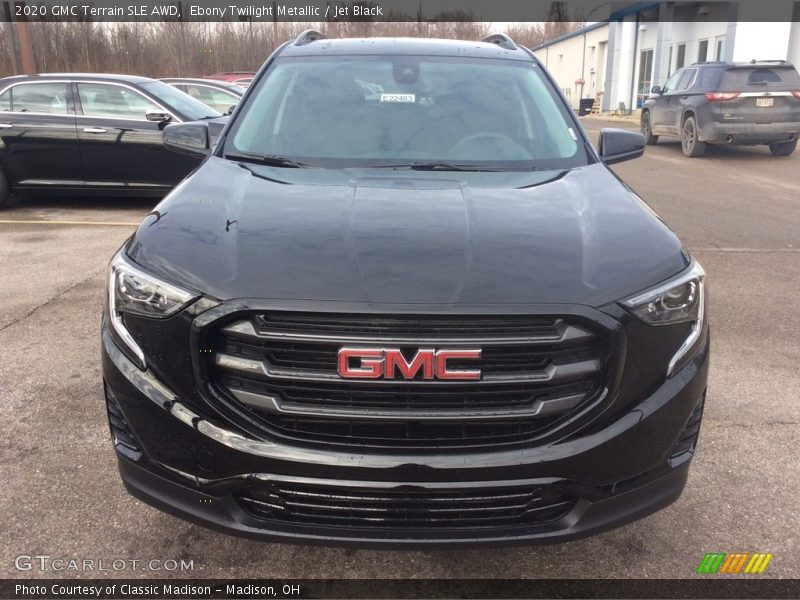 Ebony Twilight Metallic / Jet Black 2020 GMC Terrain SLE AWD