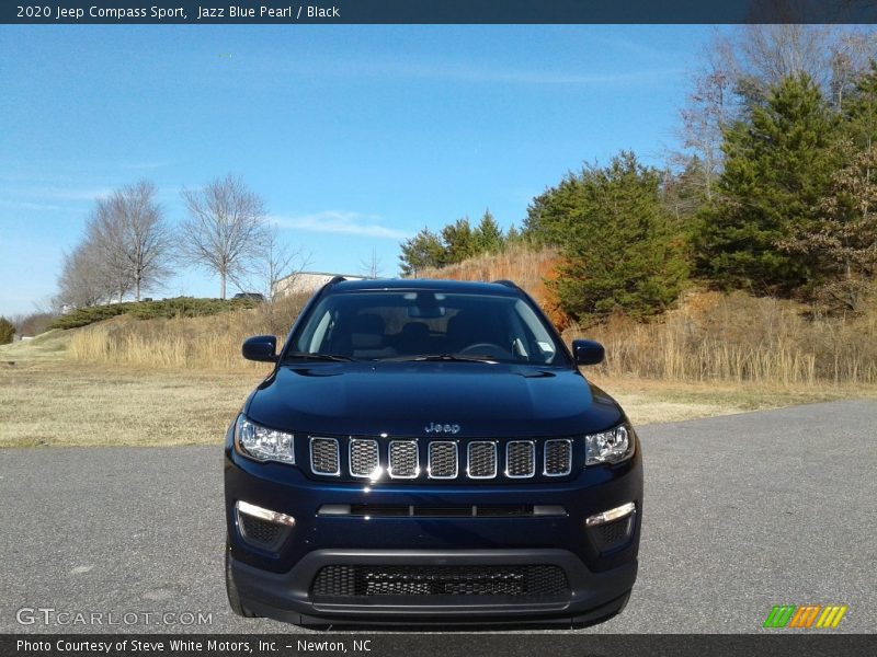 Jazz Blue Pearl / Black 2020 Jeep Compass Sport