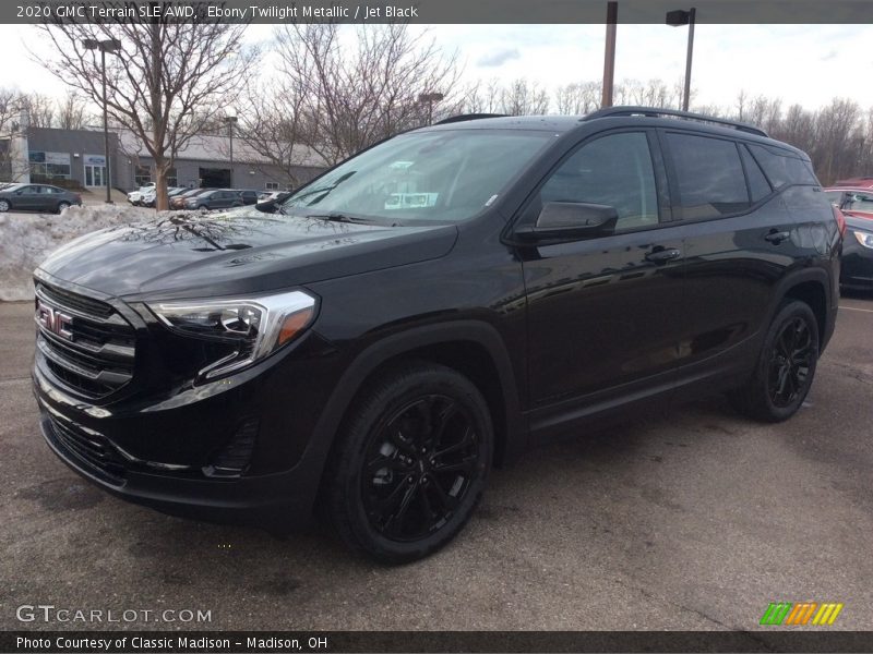 Ebony Twilight Metallic / Jet Black 2020 GMC Terrain SLE AWD