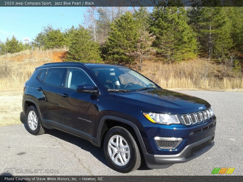 Jazz Blue Pearl / Black 2020 Jeep Compass Sport