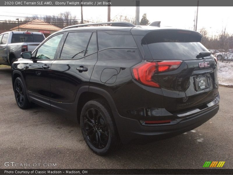 Ebony Twilight Metallic / Jet Black 2020 GMC Terrain SLE AWD