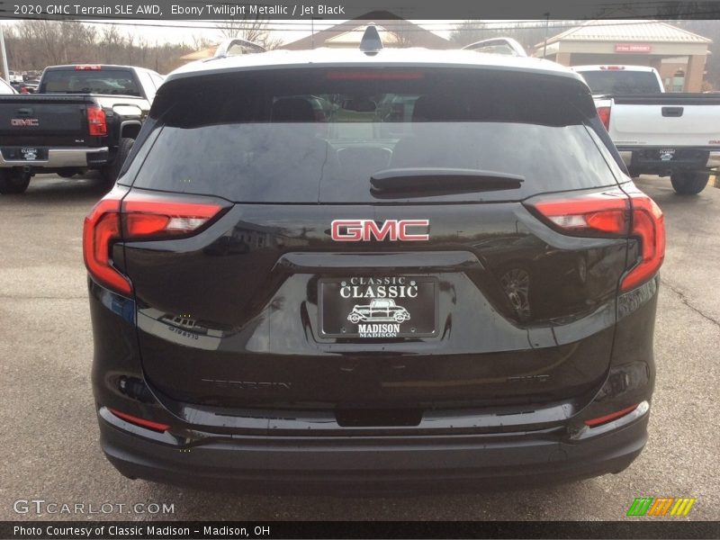 Ebony Twilight Metallic / Jet Black 2020 GMC Terrain SLE AWD