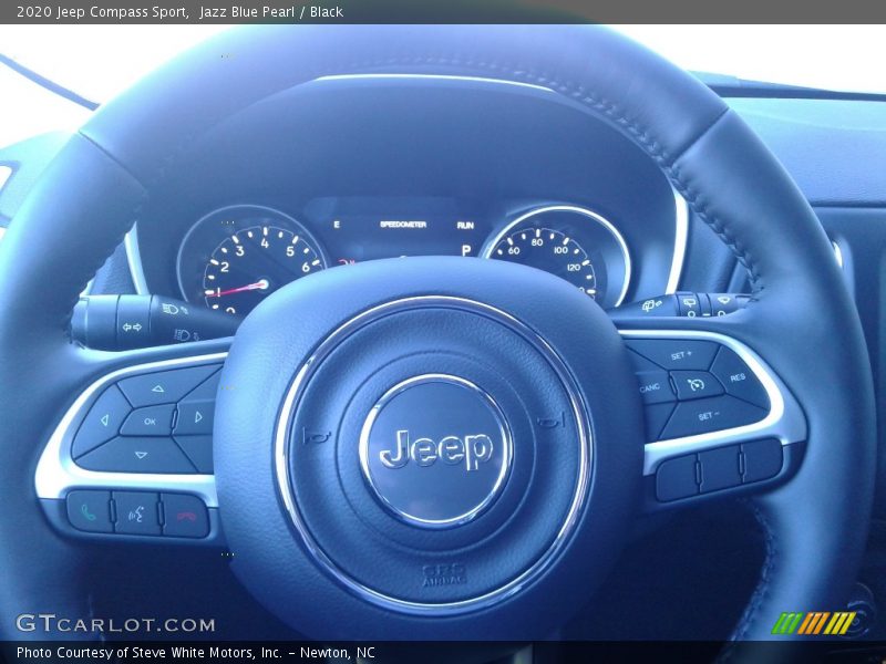 Jazz Blue Pearl / Black 2020 Jeep Compass Sport