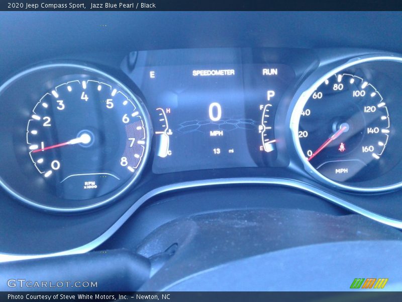 Jazz Blue Pearl / Black 2020 Jeep Compass Sport