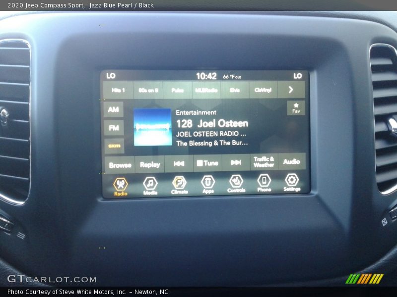 Jazz Blue Pearl / Black 2020 Jeep Compass Sport