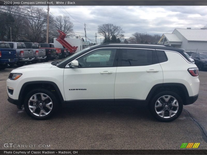 White / Black 2020 Jeep Compass Limted 4x4