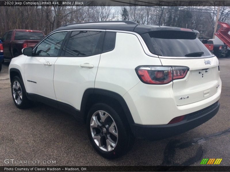 White / Black 2020 Jeep Compass Limted 4x4