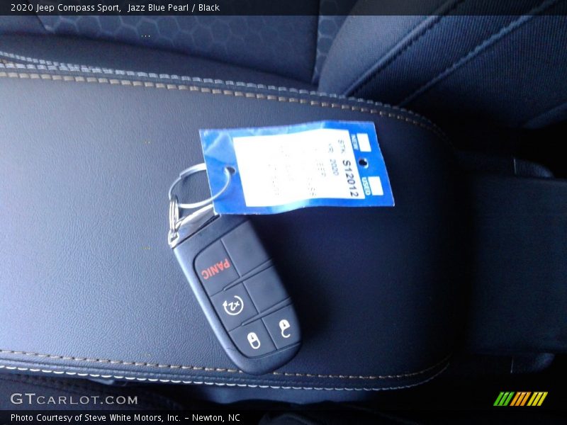 Jazz Blue Pearl / Black 2020 Jeep Compass Sport