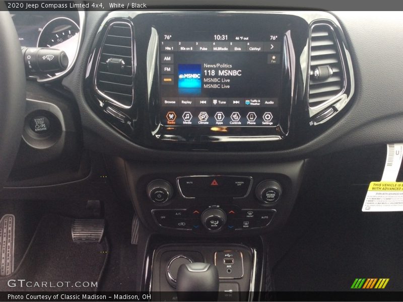 White / Black 2020 Jeep Compass Limted 4x4