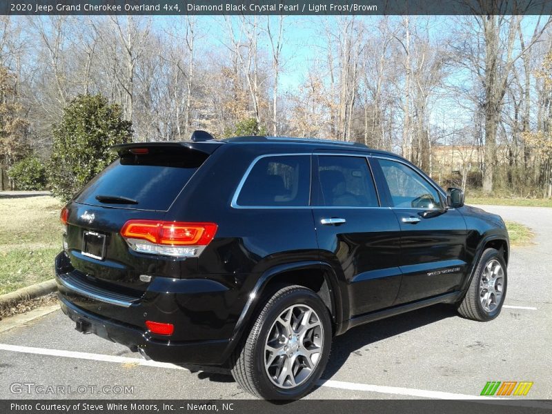 Diamond Black Crystal Pearl / Light Frost/Brown 2020 Jeep Grand Cherokee Overland 4x4