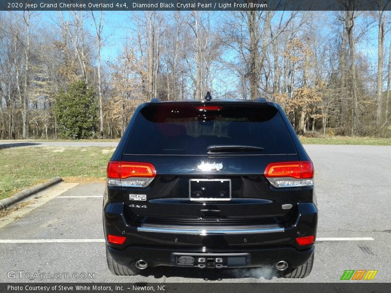 Diamond Black Crystal Pearl / Light Frost/Brown 2020 Jeep Grand Cherokee Overland 4x4