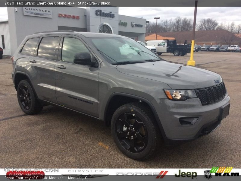 Sting-Gray / Black 2020 Jeep Grand Cherokee Upland 4x4