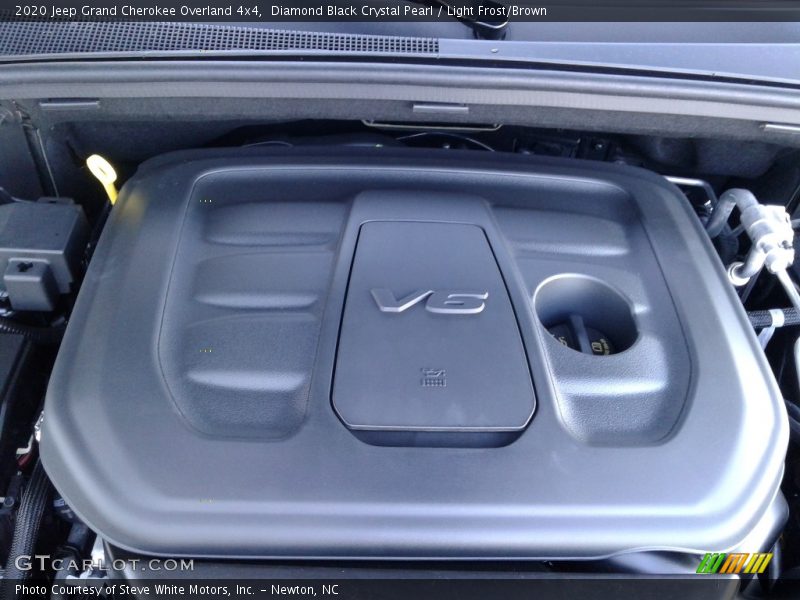 Diamond Black Crystal Pearl / Light Frost/Brown 2020 Jeep Grand Cherokee Overland 4x4