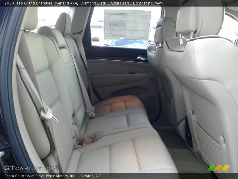 Diamond Black Crystal Pearl / Light Frost/Brown 2020 Jeep Grand Cherokee Overland 4x4
