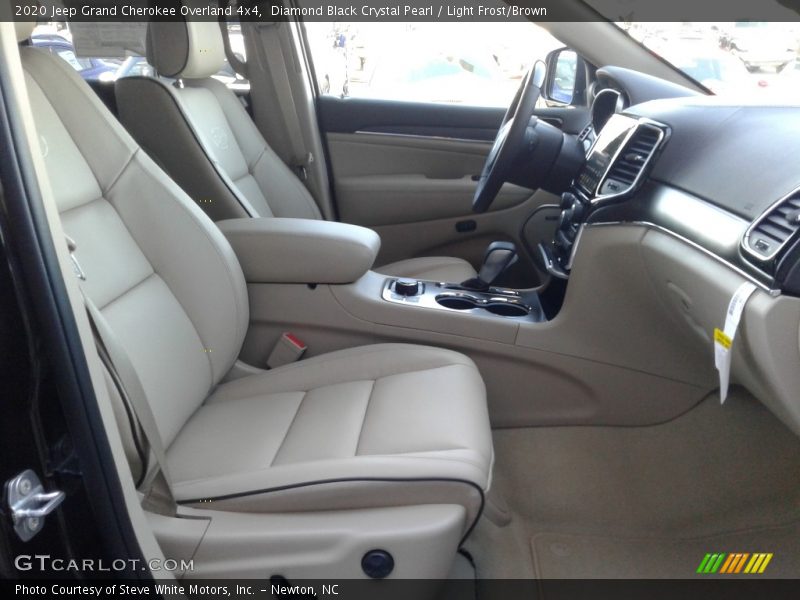 Diamond Black Crystal Pearl / Light Frost/Brown 2020 Jeep Grand Cherokee Overland 4x4