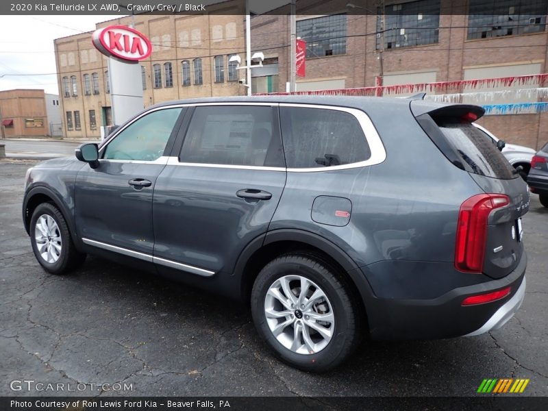 Gravity Grey / Black 2020 Kia Telluride LX AWD